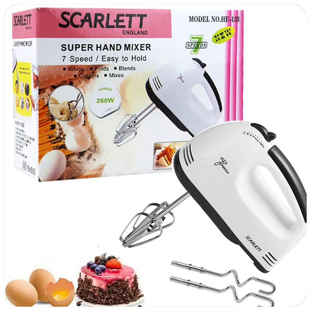 Scarlett 7-Speed Super Hand Mixer HE-133