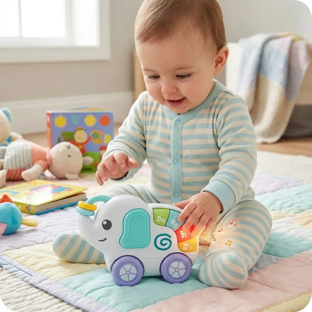 Musical Elephant Baby Piano