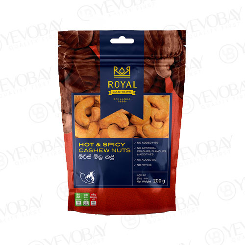 200g Hot & Spicy Cashew Nuts Pack