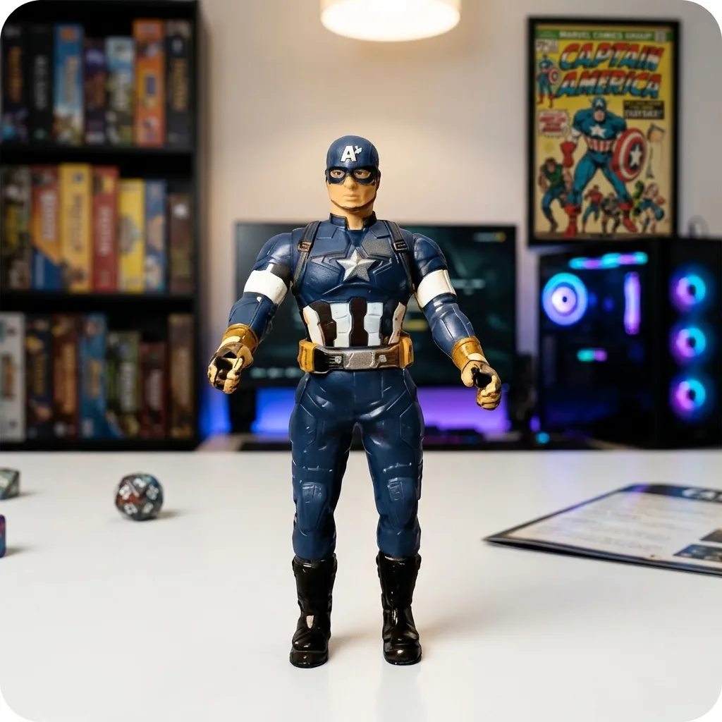 13 INCH AVENGERS SUPER HERO CAPTAIN AMERICA LARGE AC3332