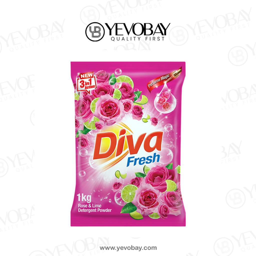 Diva Washing Powder 1kg Rose&Lime