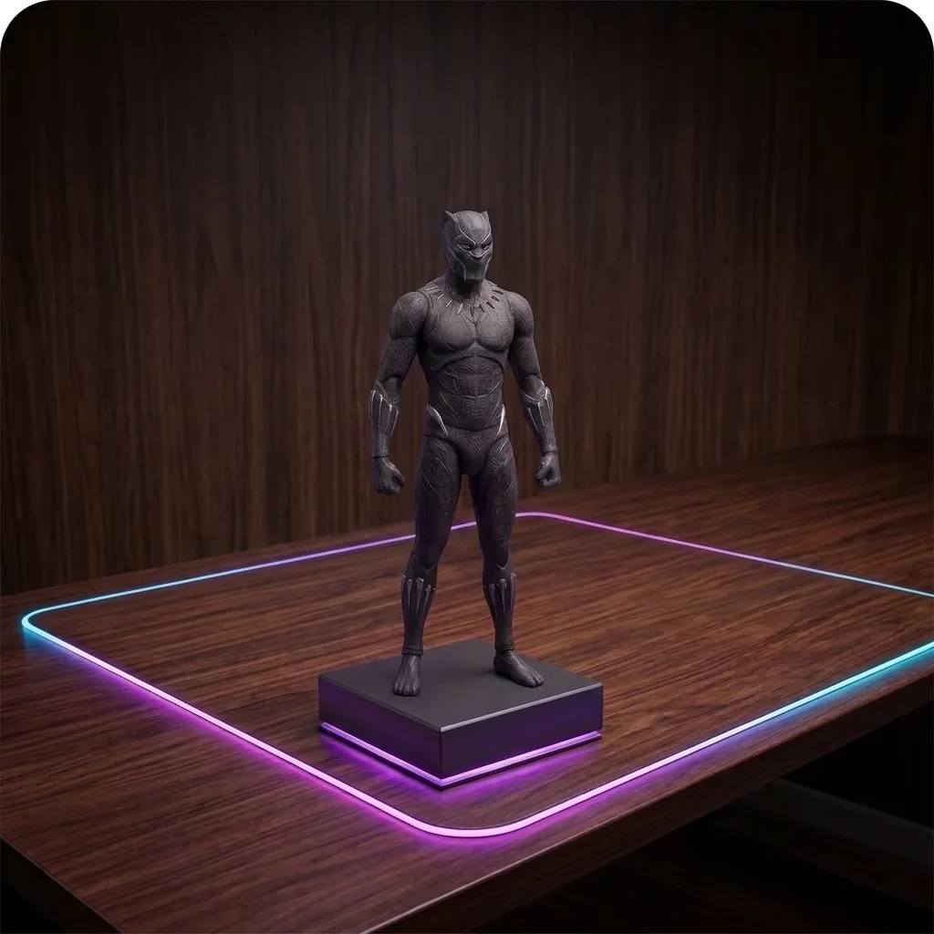 6 inch SUPER HERO AVENGERS BLACK PANTHER MEDIUM