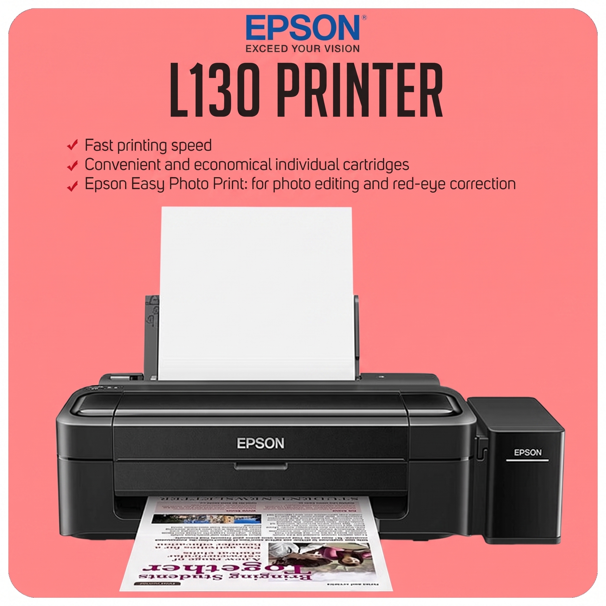 Epson EcoTank L130 Inkjet Printer | YEVOBAY Sri Lanka