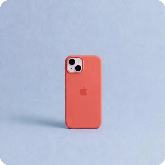 iPhone 14 silicon Case - Square Camera Hole