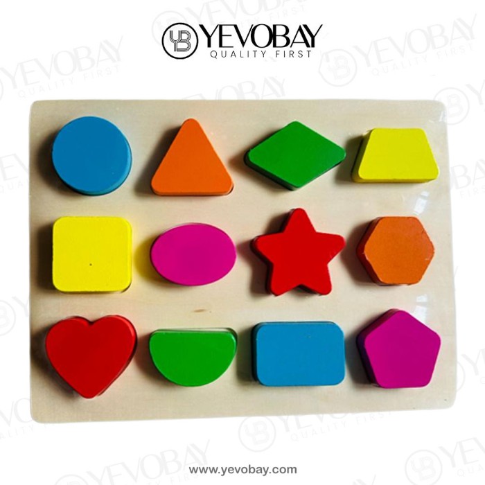 Educational Wooden Shapes Toy - High Quality