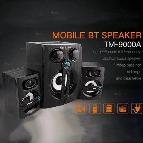 Kisonli TM-9000A 2.1 Strong Bass Speaker