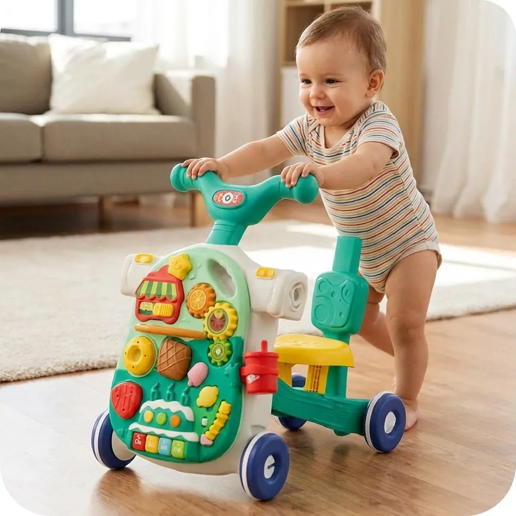 5-in-1 Baby Walker | Multi-Functional Activity Center | YEVOBAY Sri Lanka