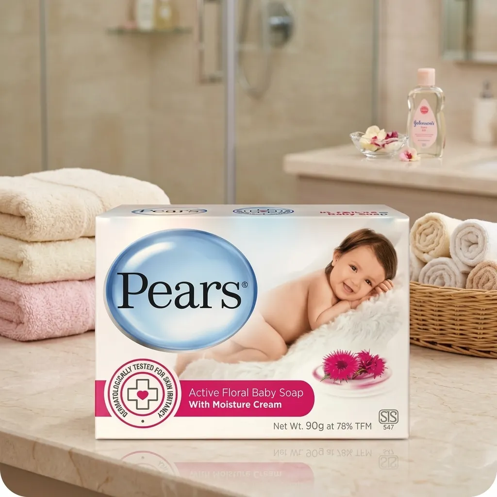 Pears Baby Soap with Olive Oil & Moisture Cream 90g