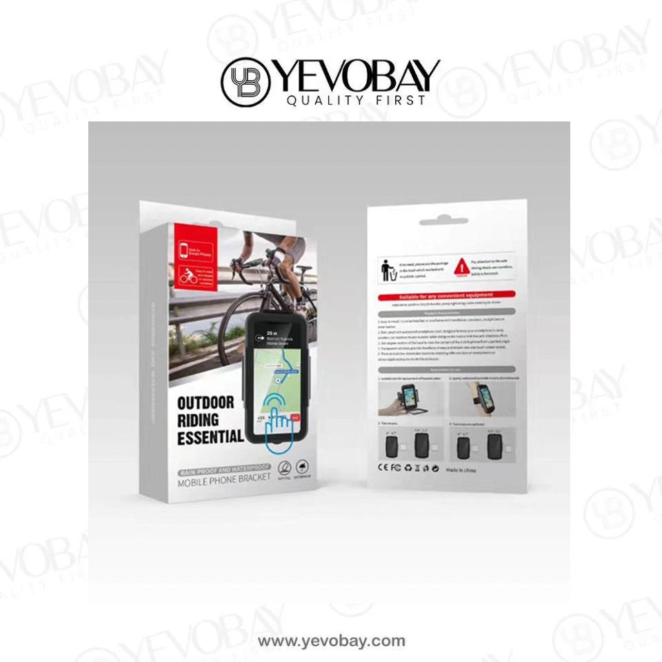 Outdoor riding essential water proof mobile phone bracket