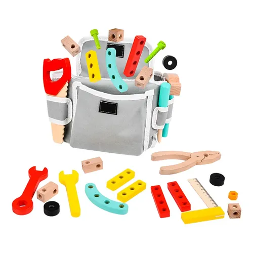 Wooden Screw Nut Disassembly Toy