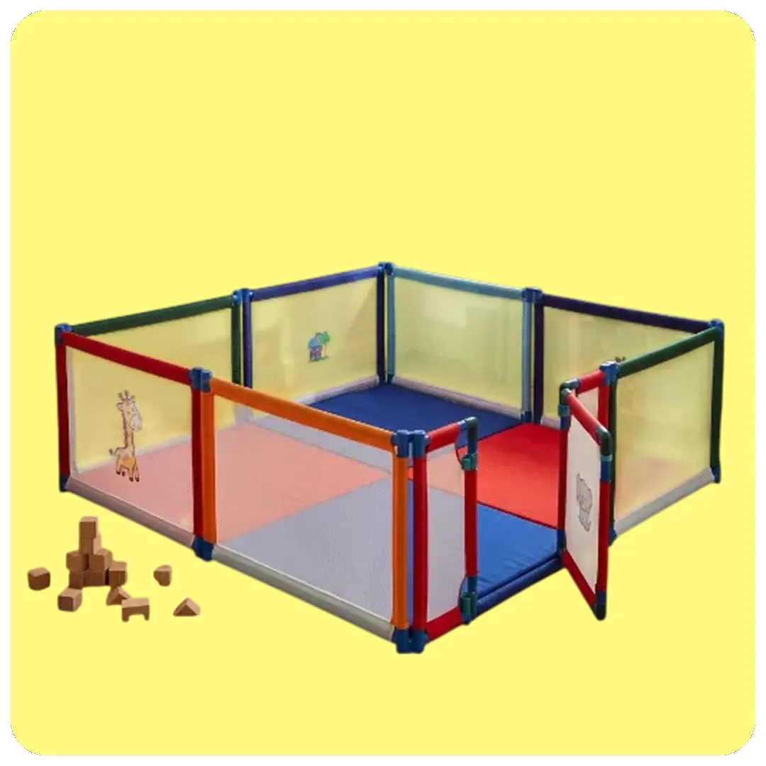 POCO CASA 8-Panel Playpen with Gate & Mattress | YEVOBAY Sri Lanka