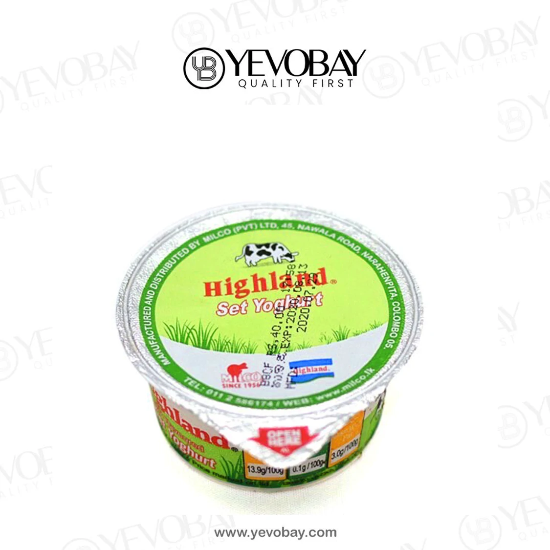 Highland Yoghurt 90g