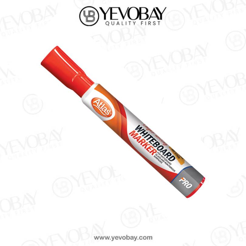 Atlas White Board Marker RED