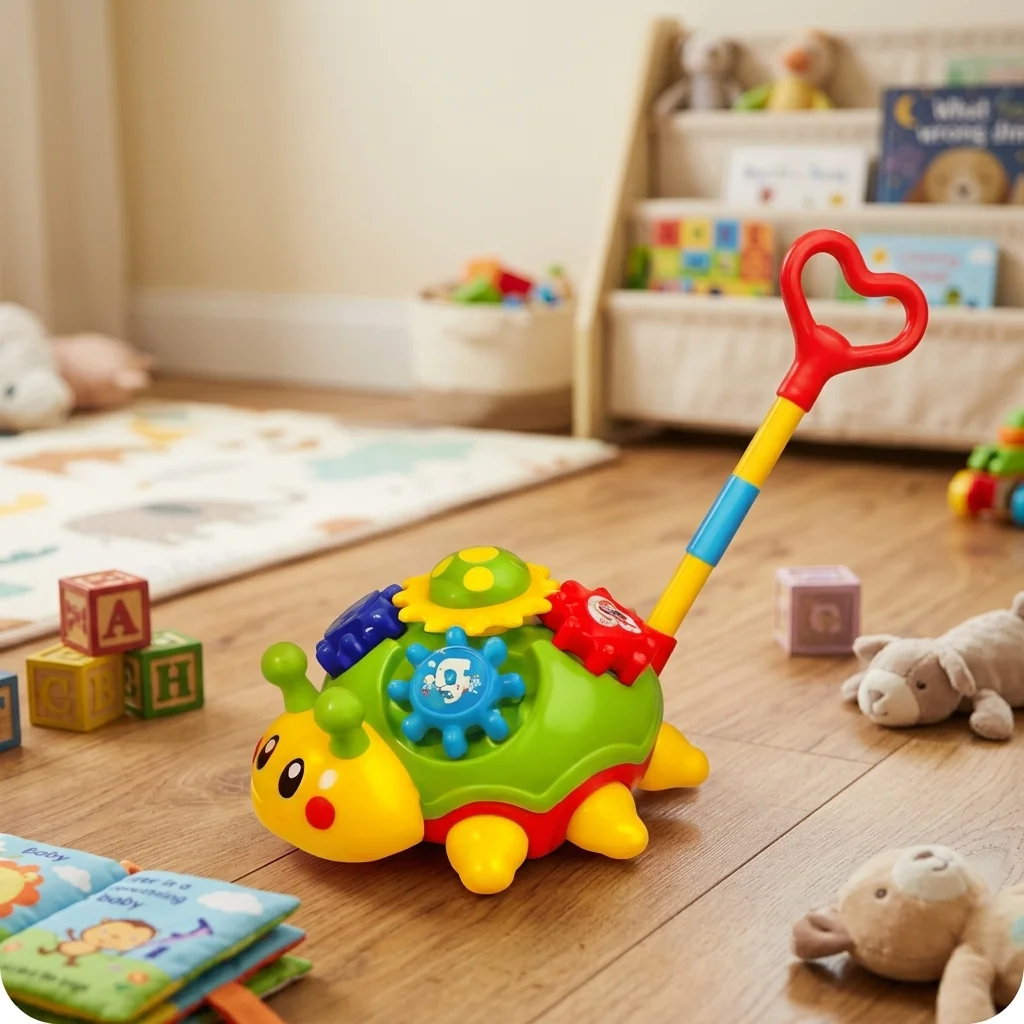 Push and pull walking toy