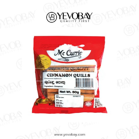 Mc Currie Cinnamon Quills 50g