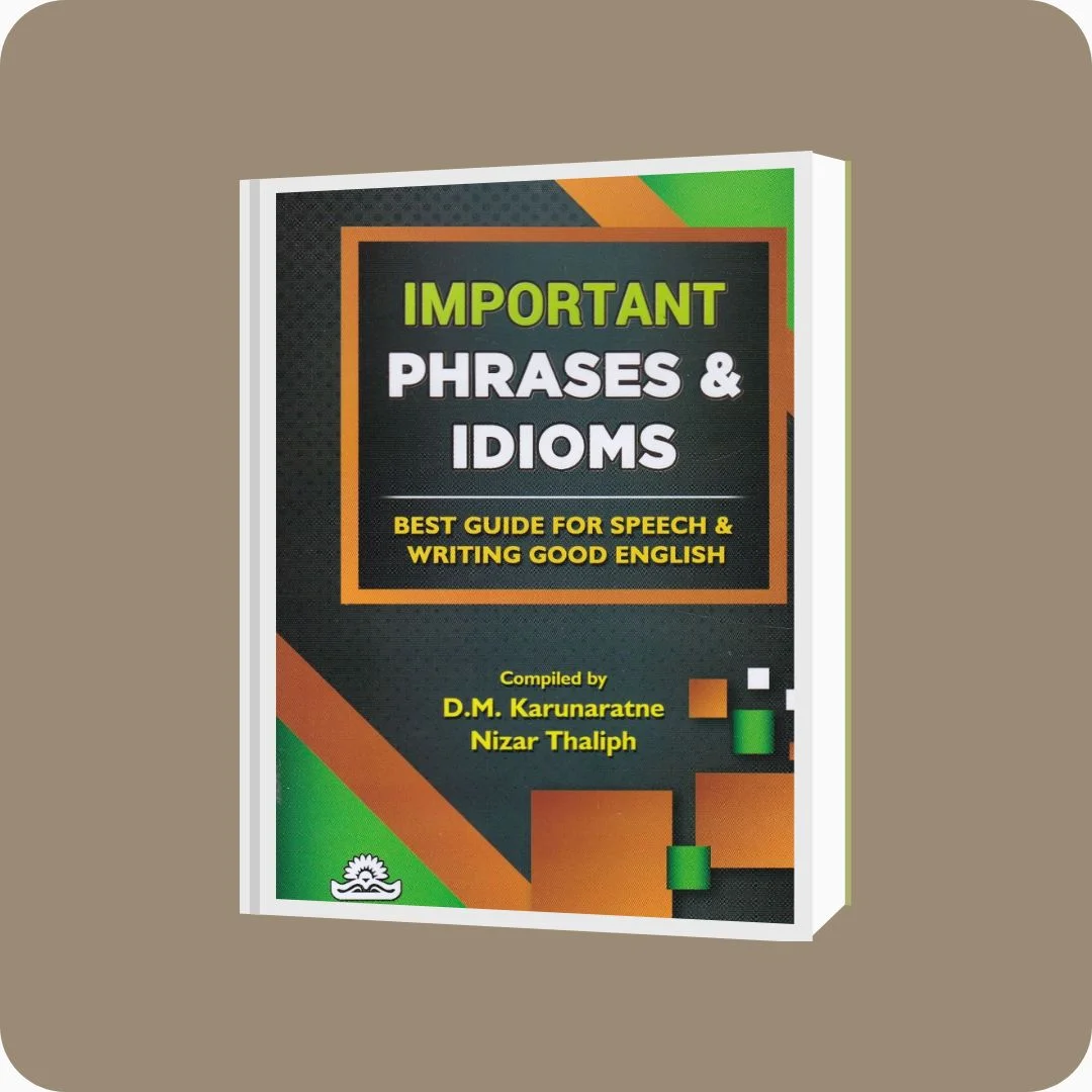 Important Phases & Idioms - D. M. Karunarathne & Nizar Thaliph | YEVOBAY Sri Lanka