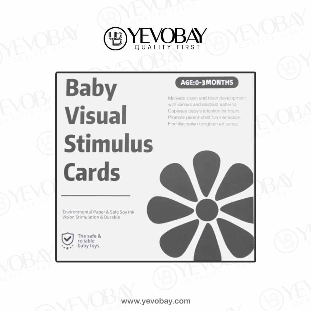 Baby Visual Stimulation Card Toy Black W