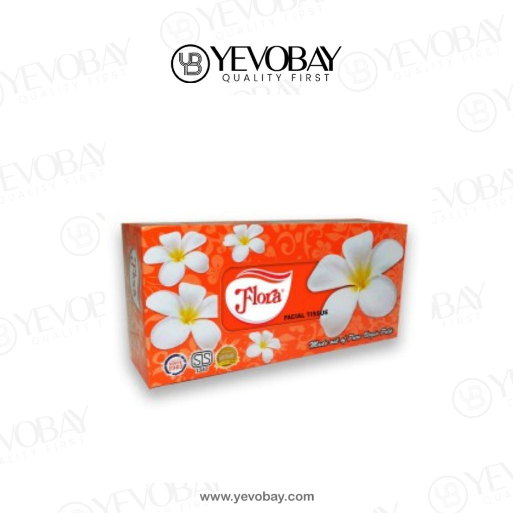 FLORA FACIAL TISSUE 160 SHEETS