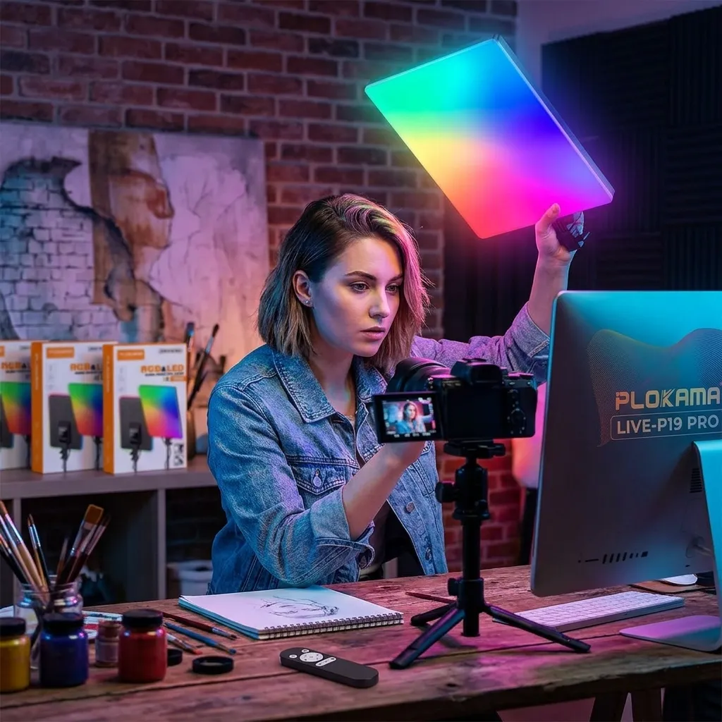Plokama LIVE-P19 Pro 80W RGB & LED Fill Light