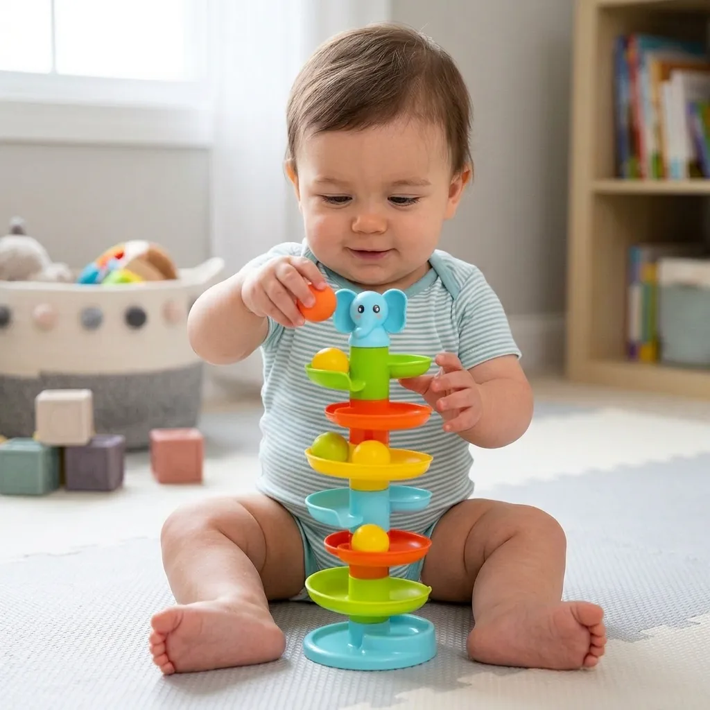 Roll Ball Drop Toy For Kids - Huanger
