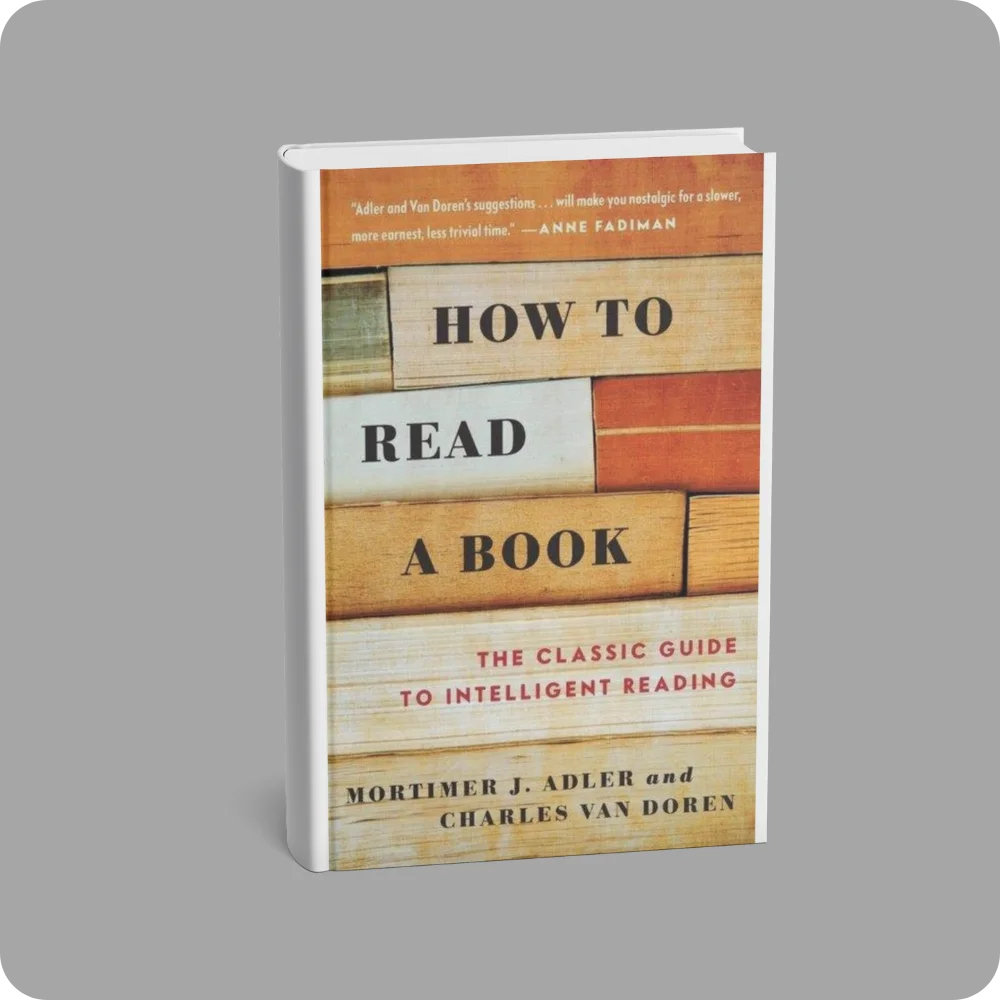 How To Read A Book (The Classic Guide To Intelligent Readings) | YEVOBAY Sri Lanka