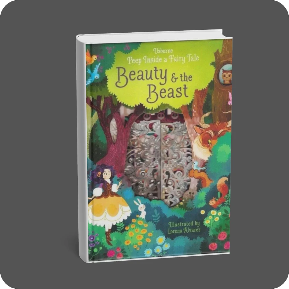 Usborne Peep Inside a Fairy Tale – Beauty & The Beast | YEVOBAY Sri Lanka