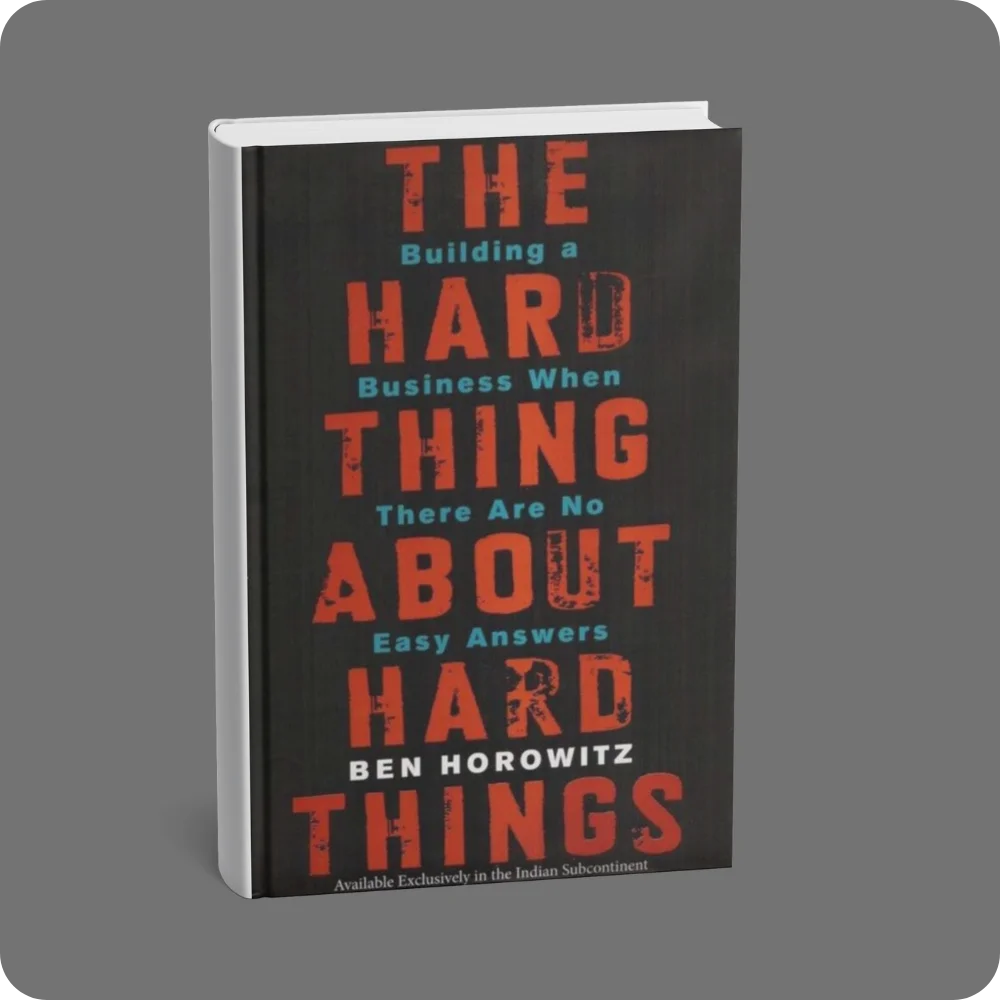 The Hard Thing About Hard Things | YEVOBAY Sri Lanka
