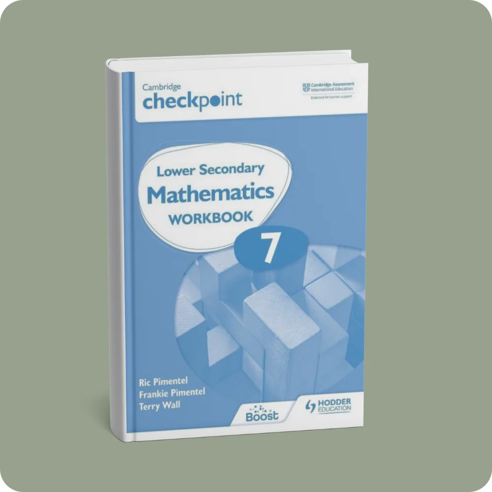 Cambridge Checkpoint Lower Secondary Mathematics Workbook 7 : Second Edition | YEVOBAY Sri Lanka