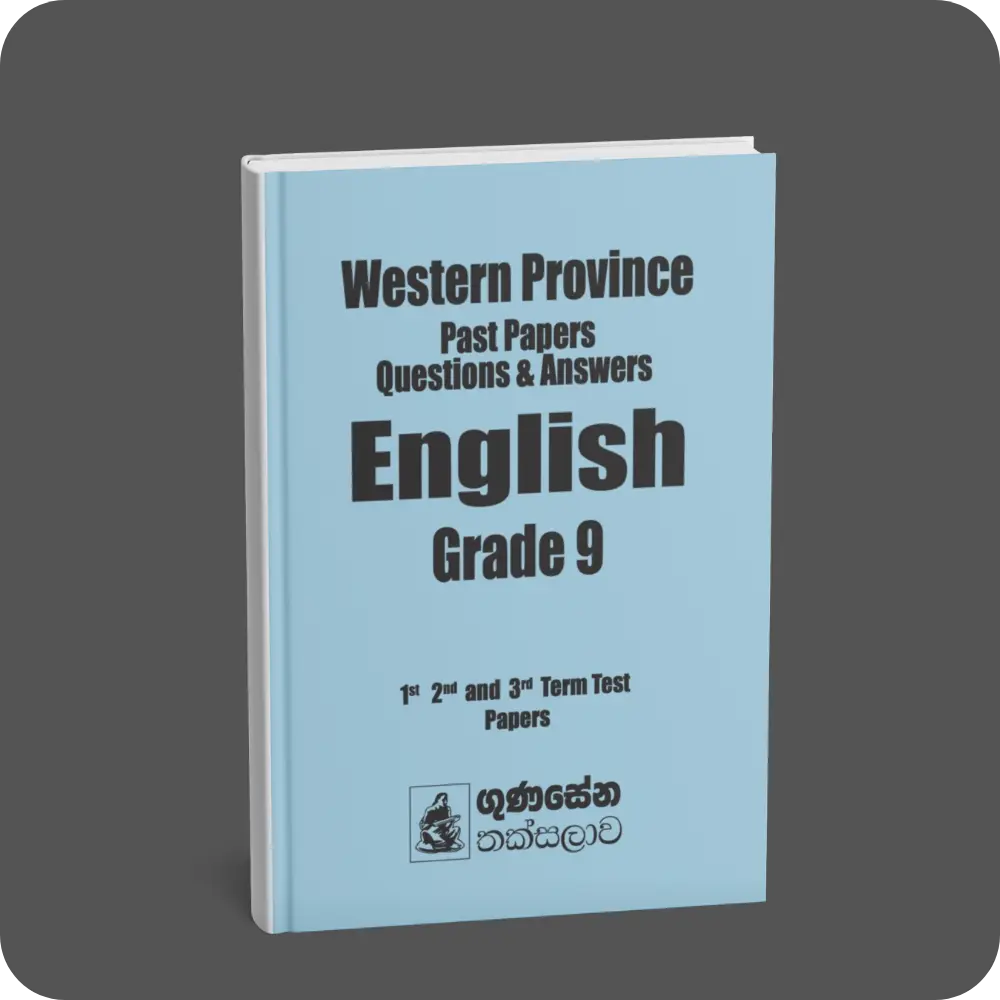 Western Province Past Papers Questions & Answers – English Grade 9 | YEVOBAY Sri Lanka