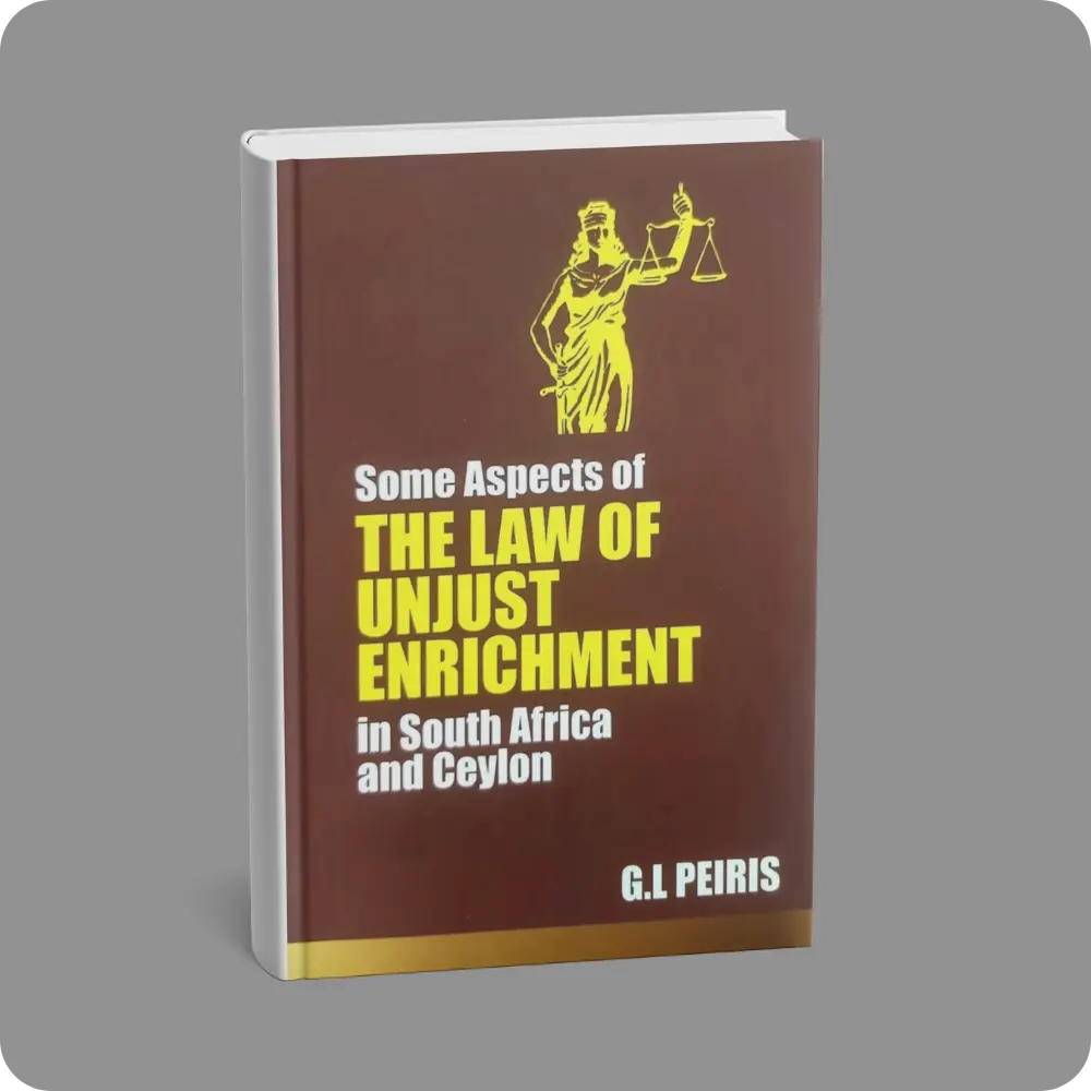 Some Aspects of THE LAW OF UNJUST ENRICHMENT in South Africa and Ceylon | YEVOBAY Sri Lanka
