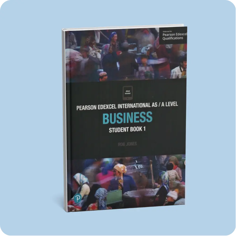 Pearson Edexcel International AS / A Level Business Student Book 1 | YEVOBAY Sri Lanka