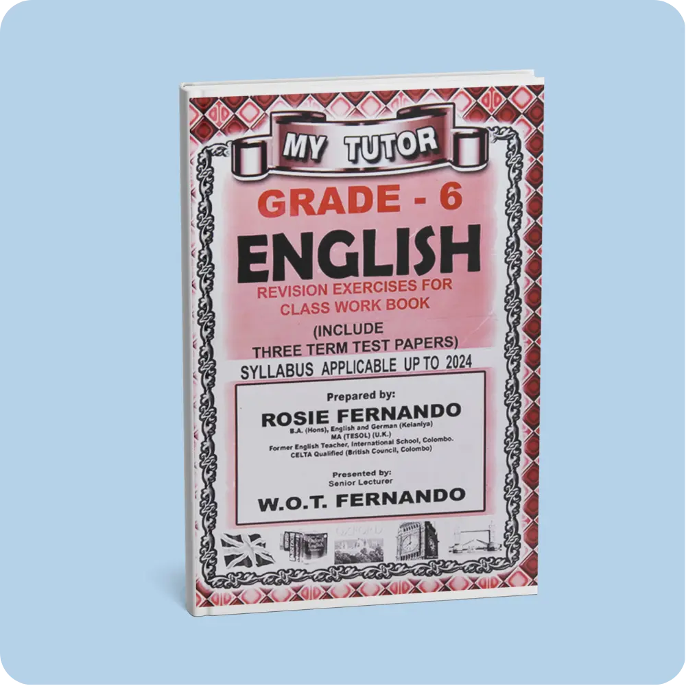 MY TUTOR – GRADE 6 ENGLISH | YEVOBAY Sri Lanka