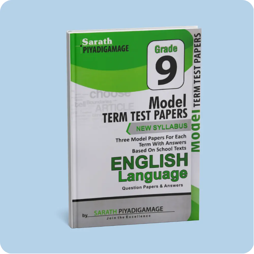 Grade 09 English Language – Model Term Test Papers | YEVOBAY Sri Lanka