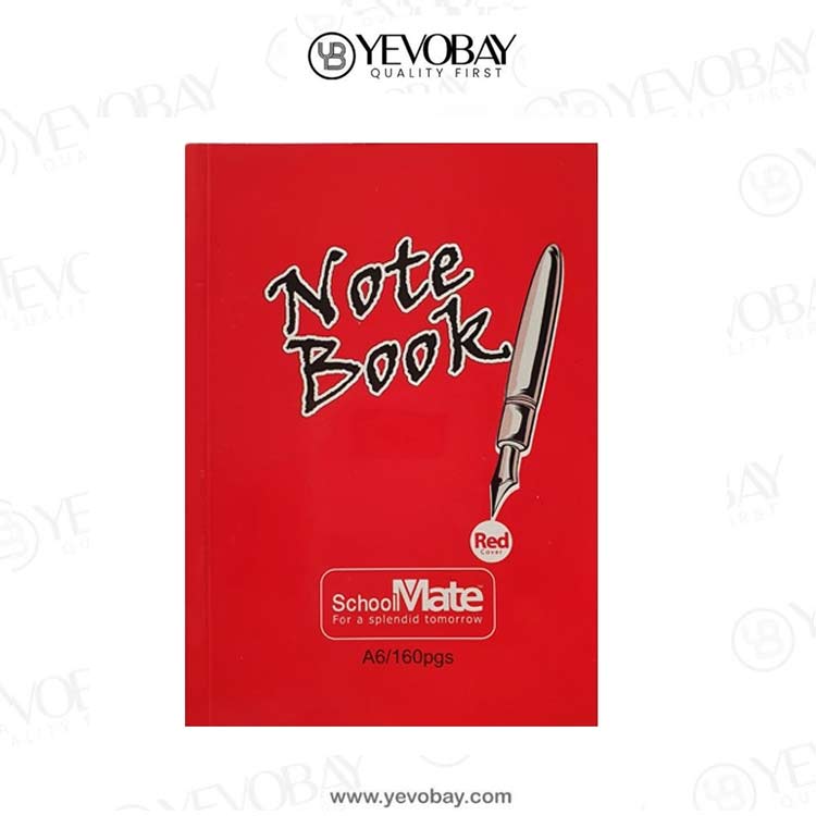 Red Note Book A6