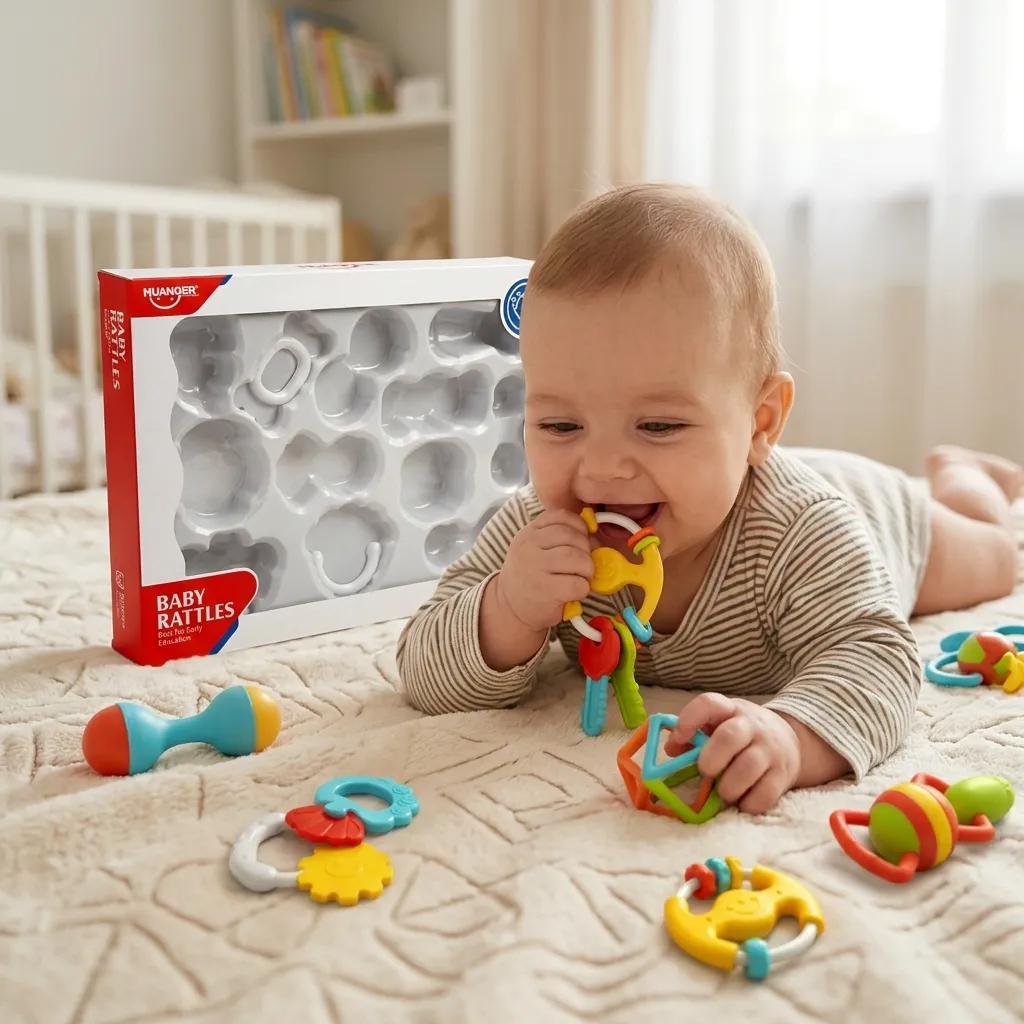 HUANGER Baby Rattles - 12 Pcs HE0112 HE0149
