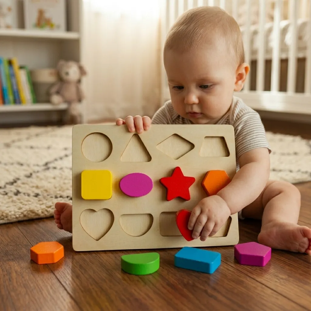 Educational Wooden Shapes Toy - High Quality