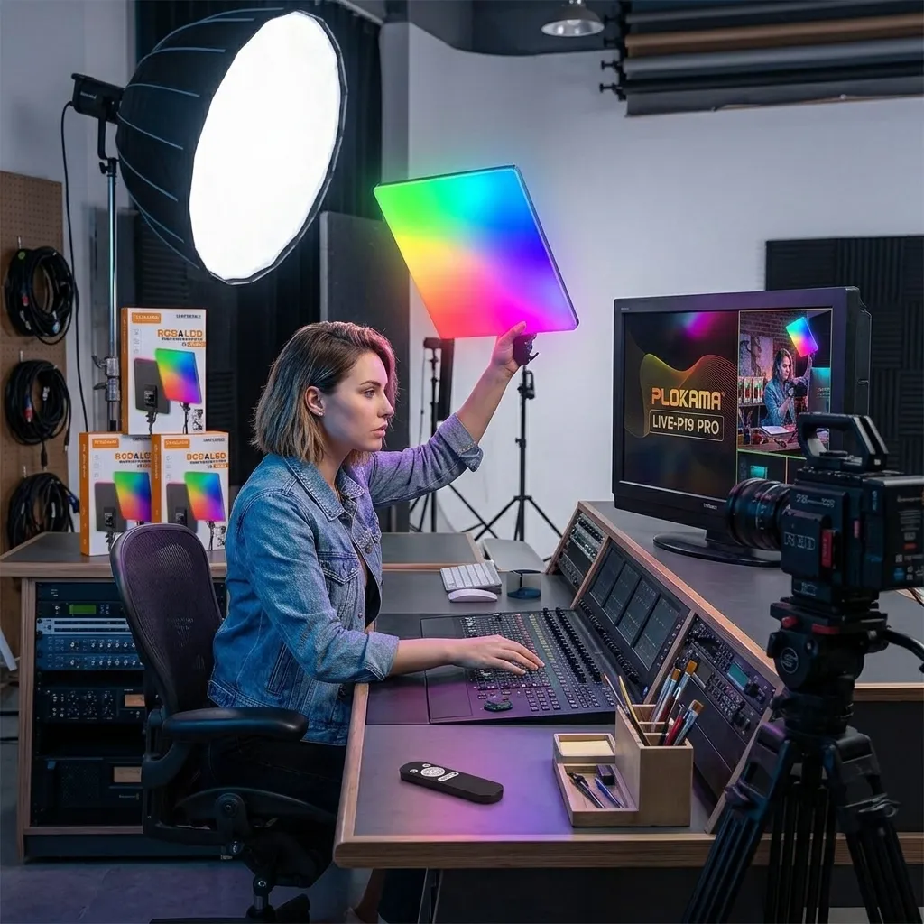 Plokama LIVE-P19 Pro 80W RGB & LED Fill Light
