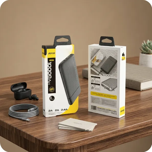 Aspor  10000mAH Power Bank A323