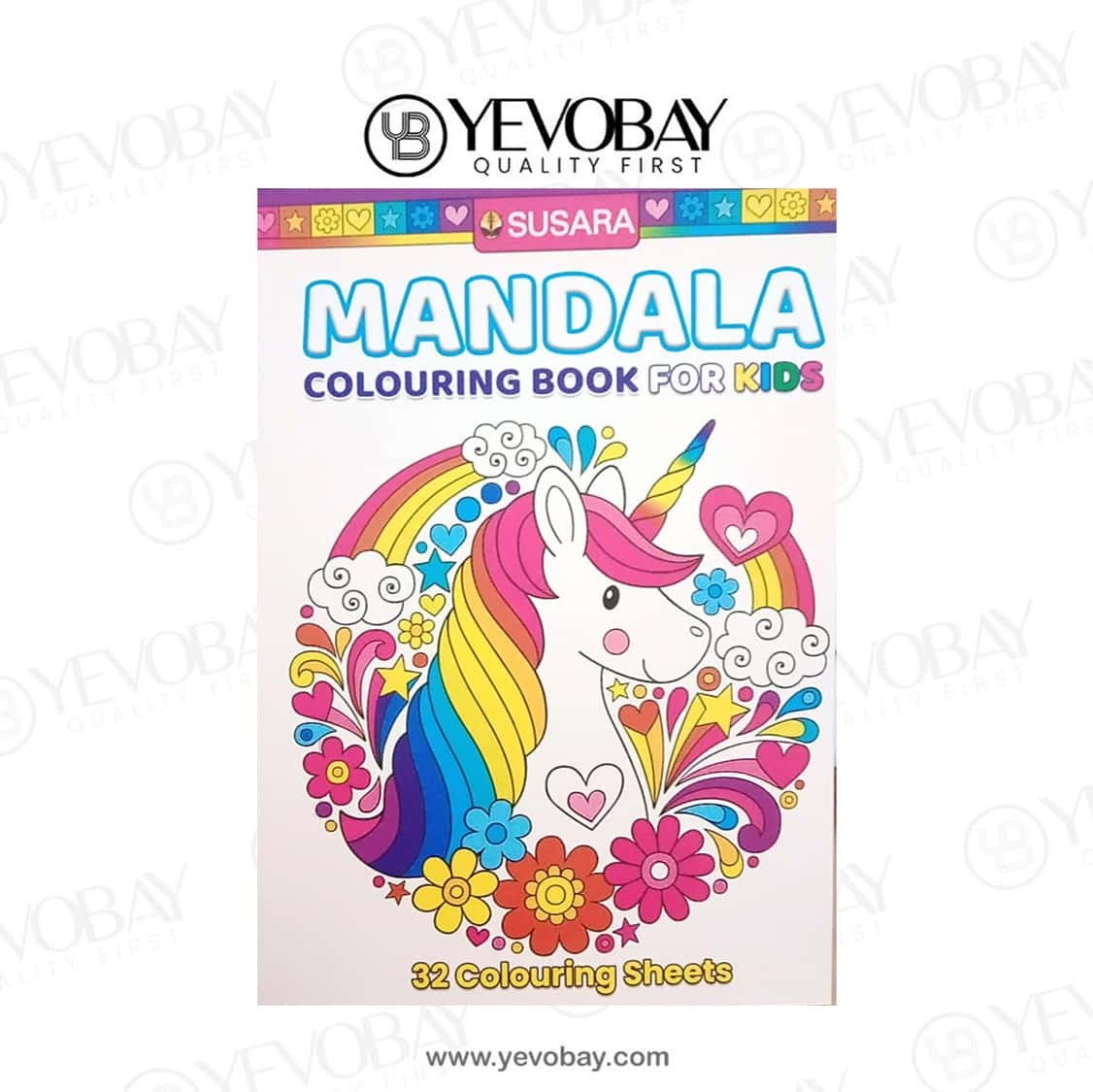 MANDALA Colouring Book for Kids