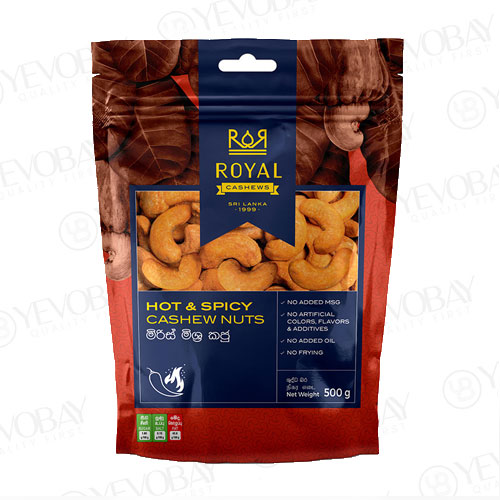 500g Hot & Spicy Cashew Nuts Pack