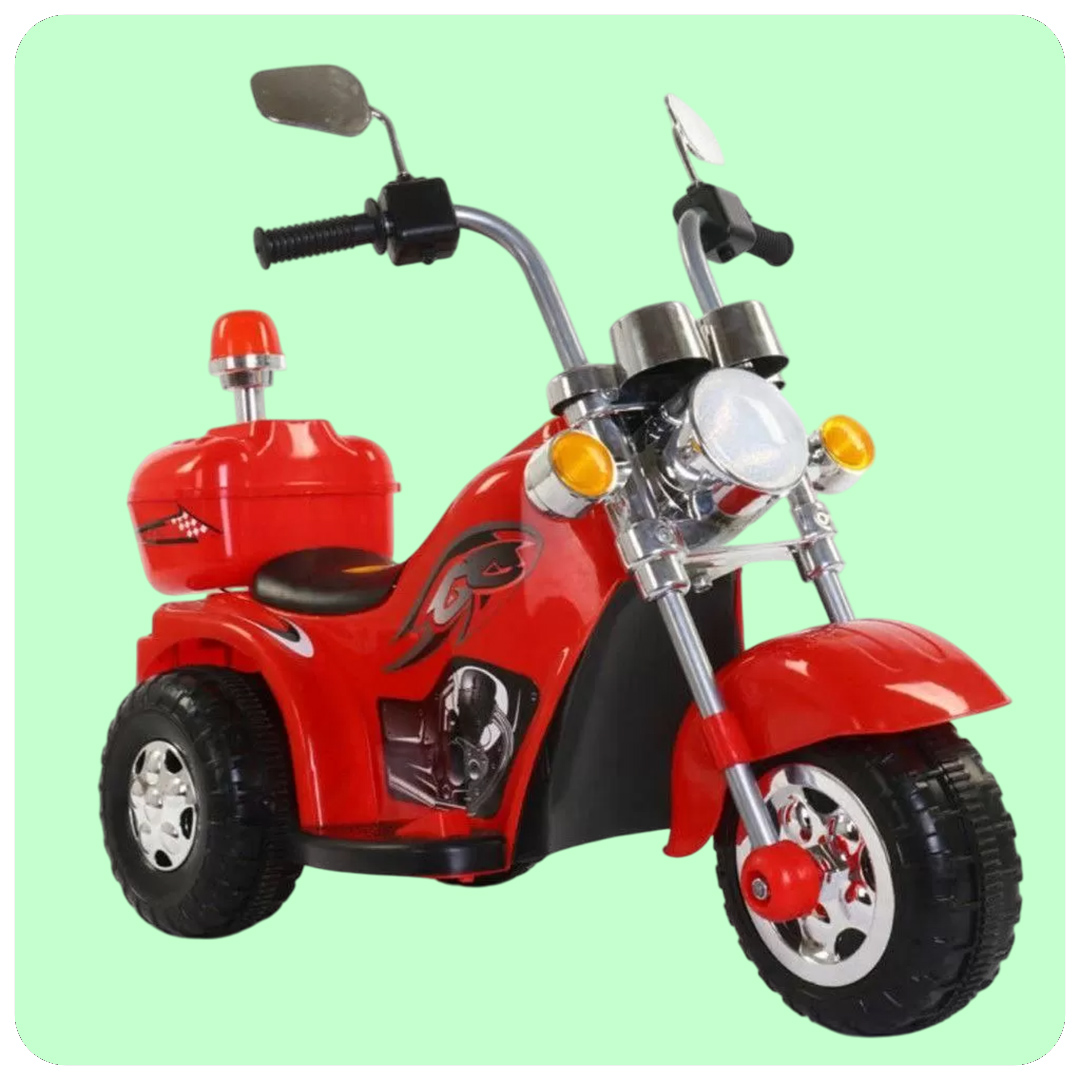 3-Wheel Ride-On for Kids Pixie Electric Police Motorcycle