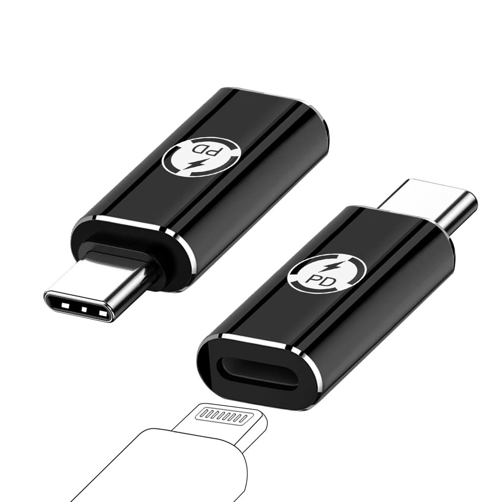 USB C Male to Lightning Female Adapter