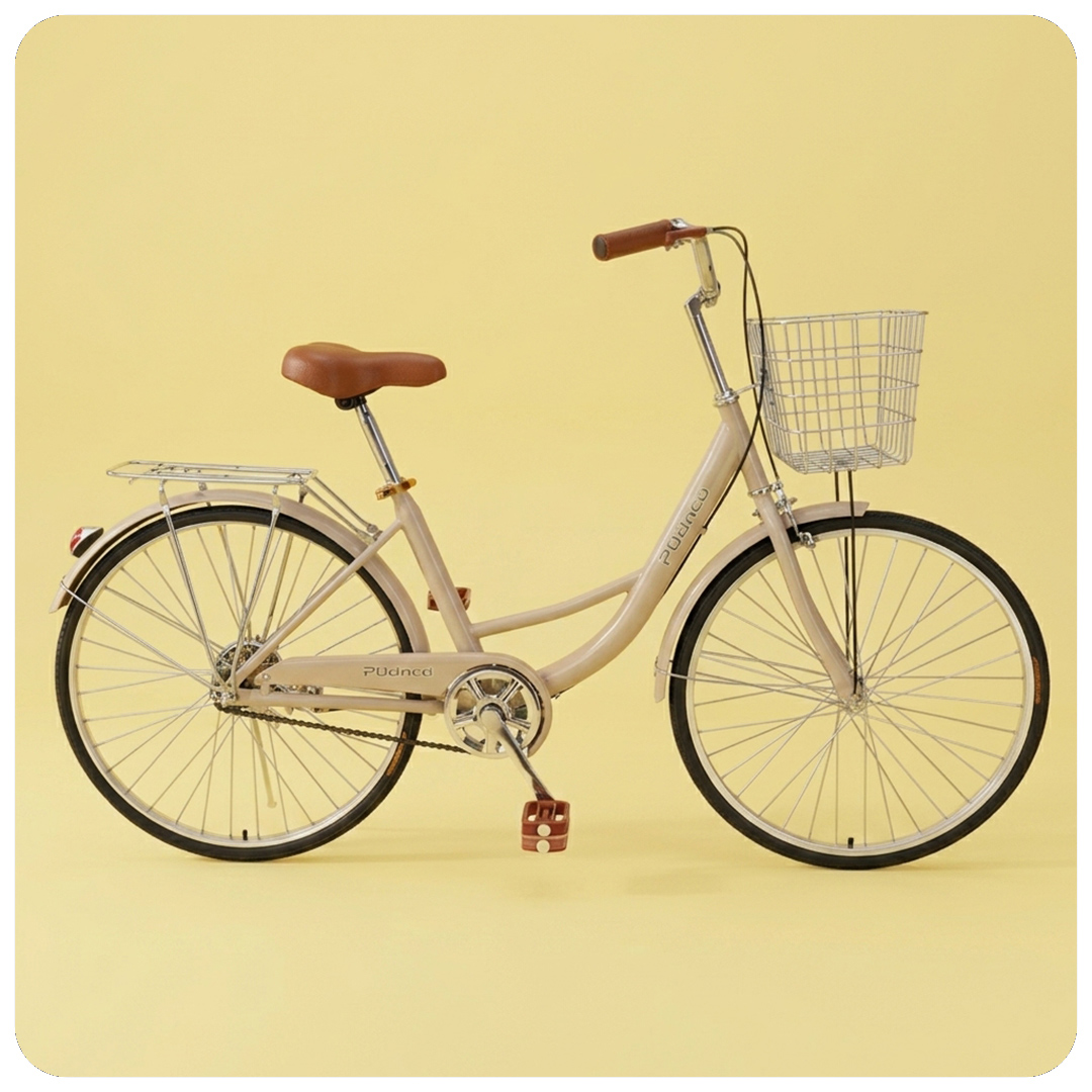 PuDuva Classic Cruiser Girls Bicycle 26 inch