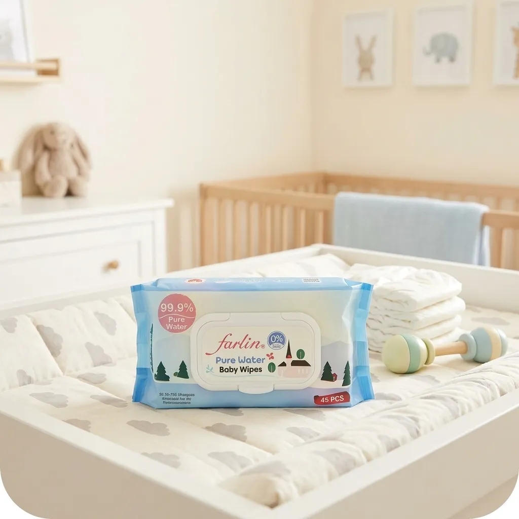 Pure Water Baby Wipes (80 Pcs)