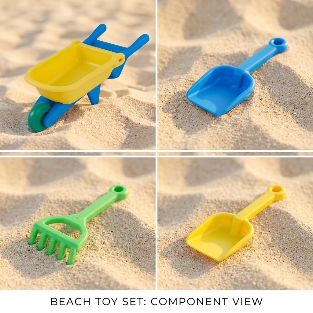 Beach Toys Wheelbarrow Cart