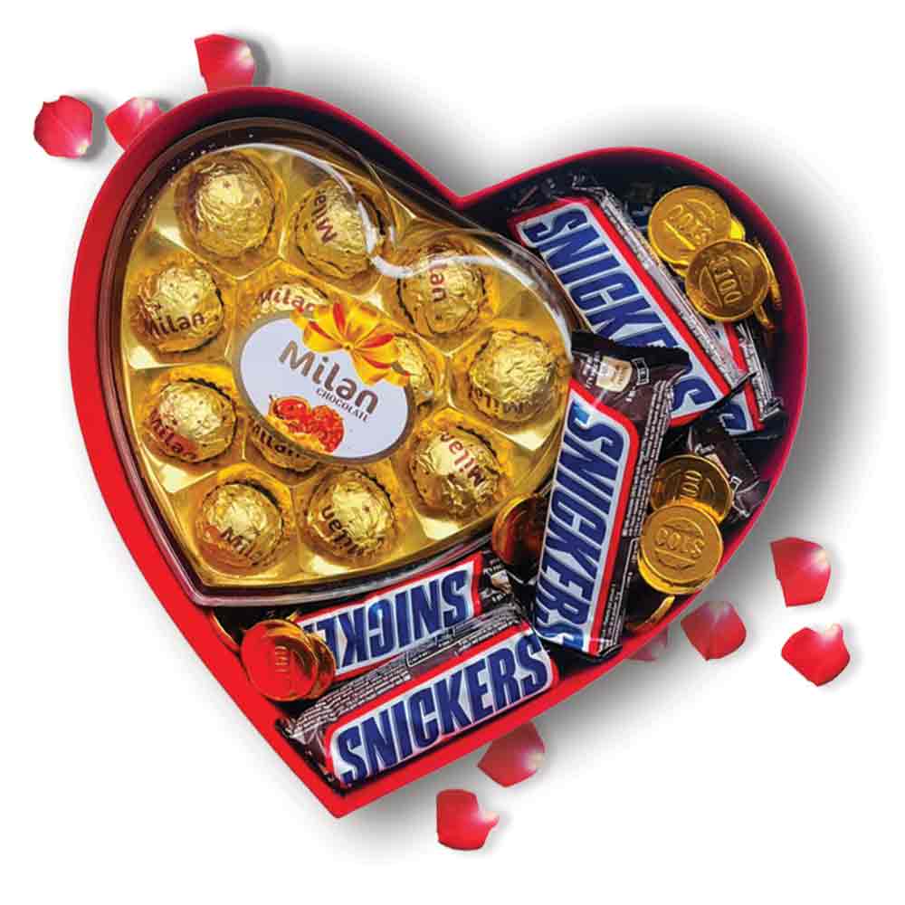 Golden Snickers Treats Gift Box