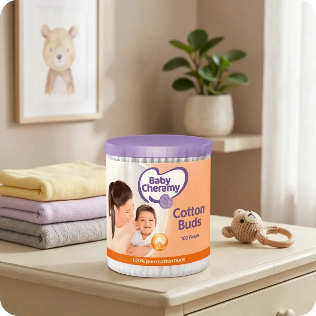 Baby Cheramy Basics Cotton Paper Buds 100's