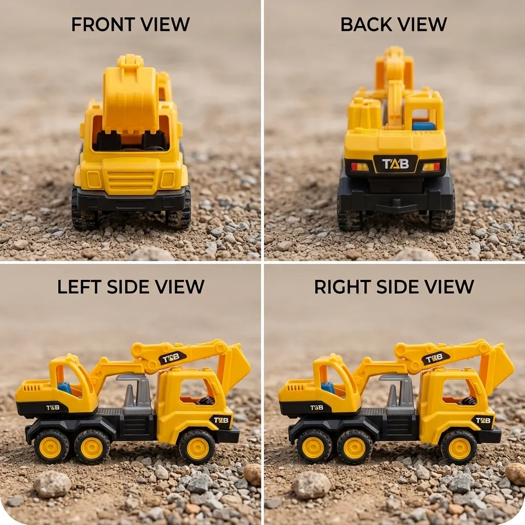 Large Construction Monster Dozer Vehicle Toy