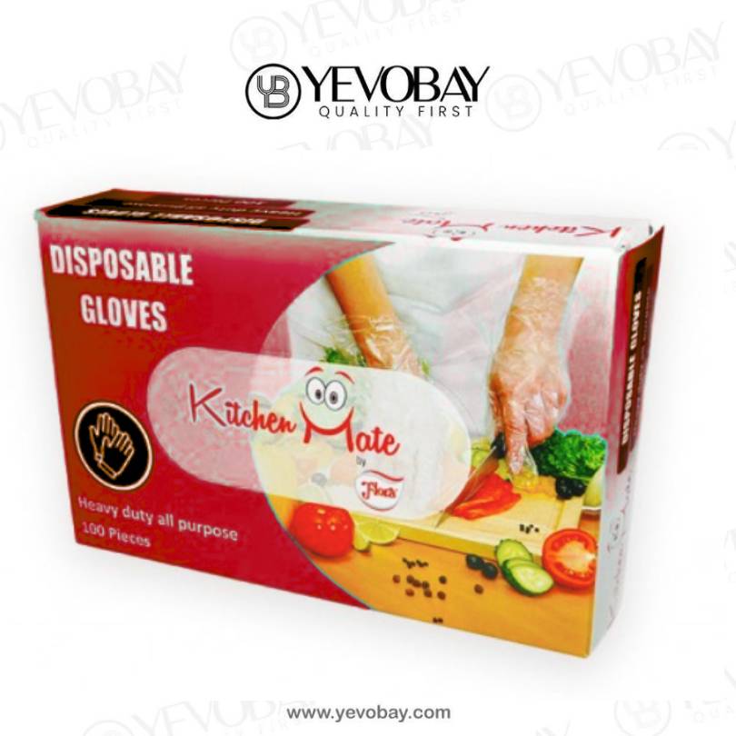 Flora Disposable Gloves 100 Pieces