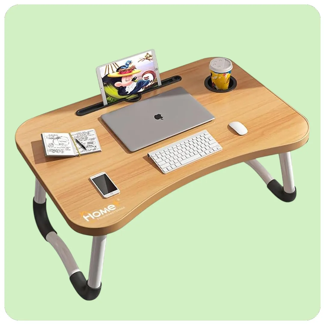 Ergonomic Foldable Laptop Desk Table